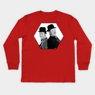 Laurel and Hardy-1 Kids Long Sleeve T-Shirt